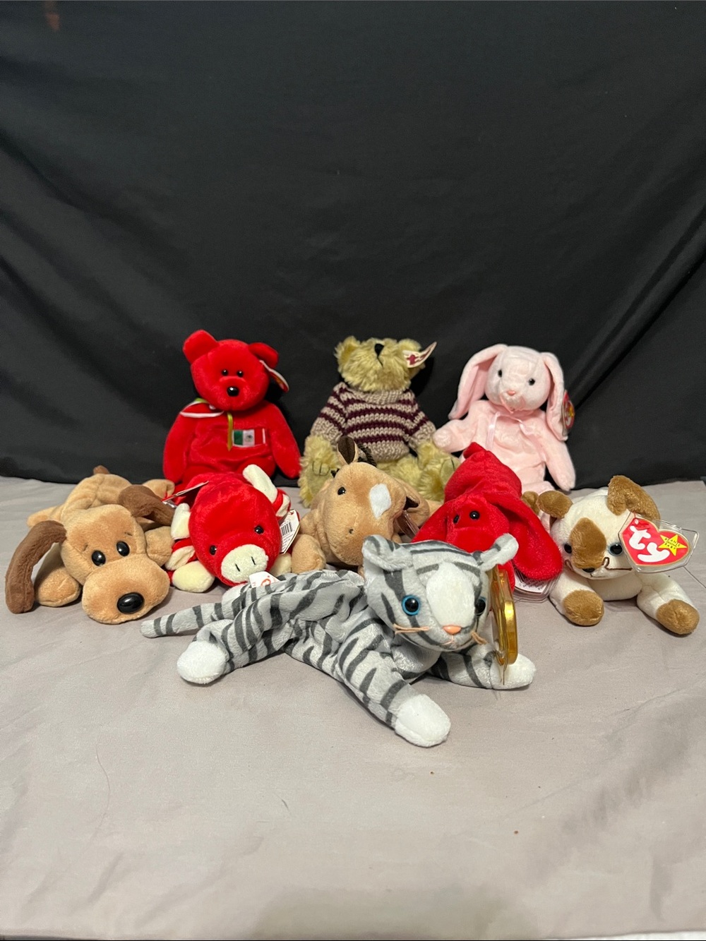 Ten TY Beanie Babies